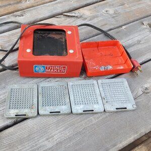 Vintage Mattel Thing Maker 1964 with 4 molds